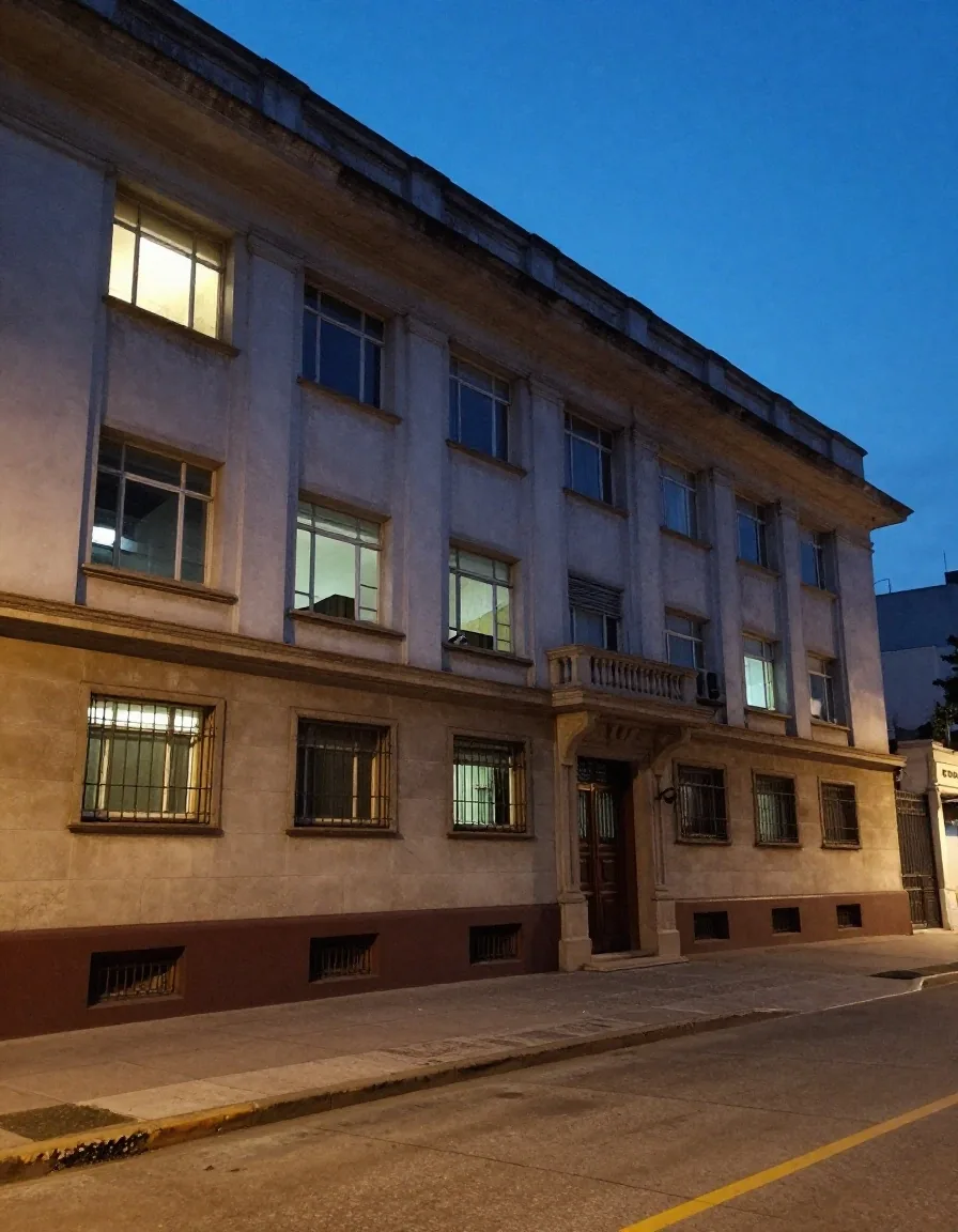 Aula con proyector y mesa de trabajo en Buenos Aires